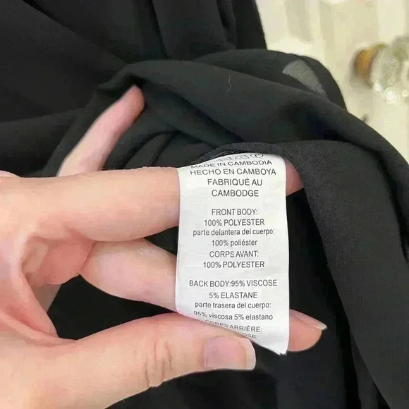 Michael Kors black sheer double lined‎ front fancy tank top size 3X - Picture 3 of 10